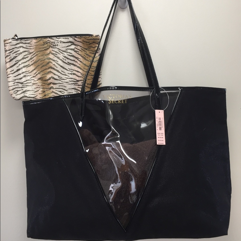Victoria’s Secret tote with pouch
